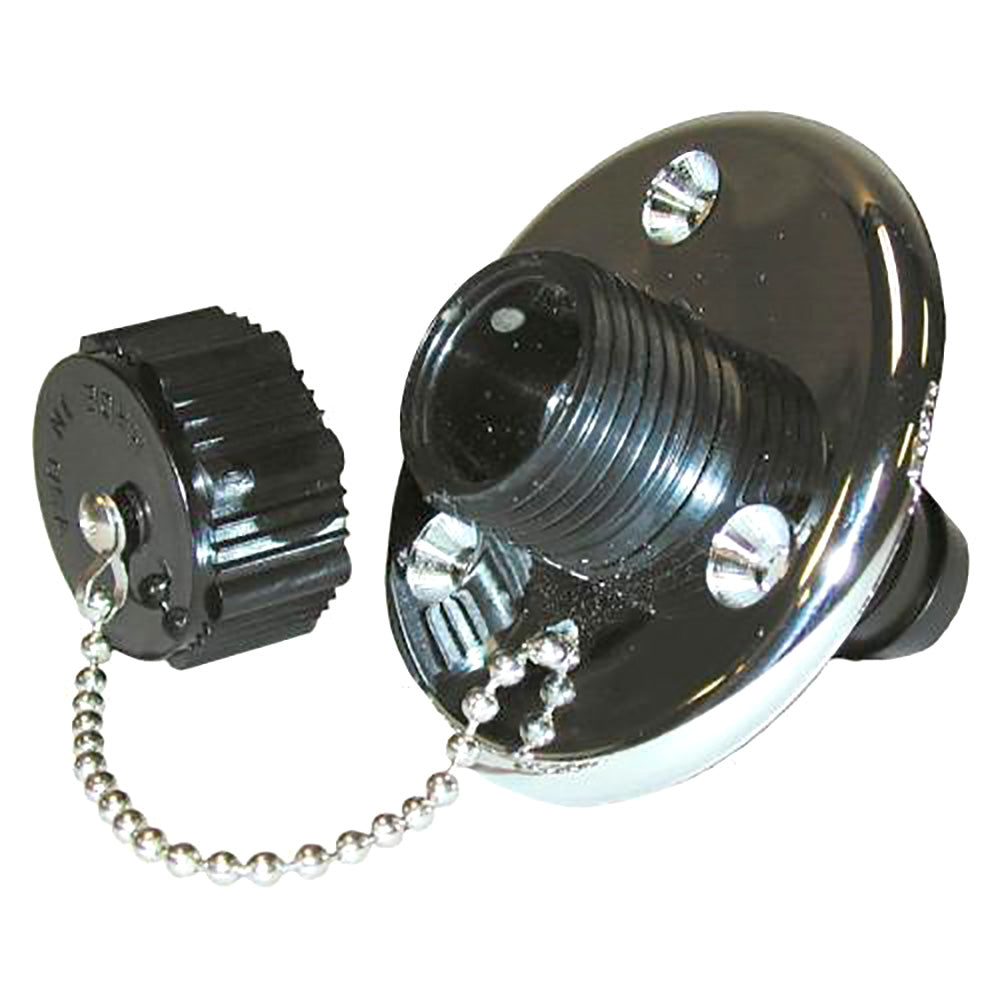 T-H Marine Washdown Valve w/Chrome Base [WDV-1CP-DP]