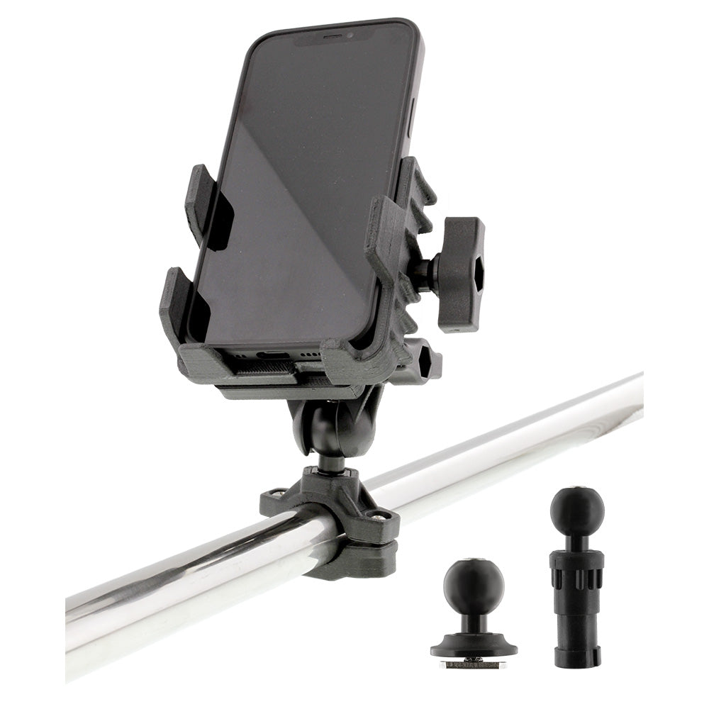 Scotty 0139 Phone Holder w/Post, Track Rail Mounts [0139]