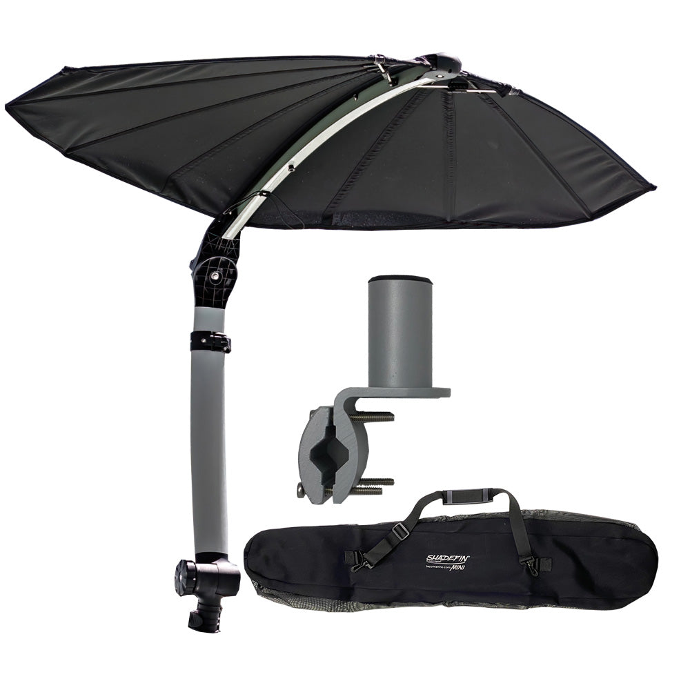 TACO ShadeFin Mini w/Black Fabric - Bag Round Rail Mount Kit [T10-4000-17]