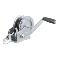 CURT Hand Crank 1400 lb. Winch w/20 Strap 7-1/2" Handle [29435]