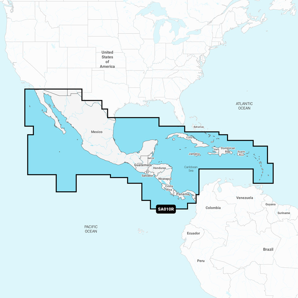 Navionics NASA010R - Central America Caribbean - Navionics+ [010-C1459-30]