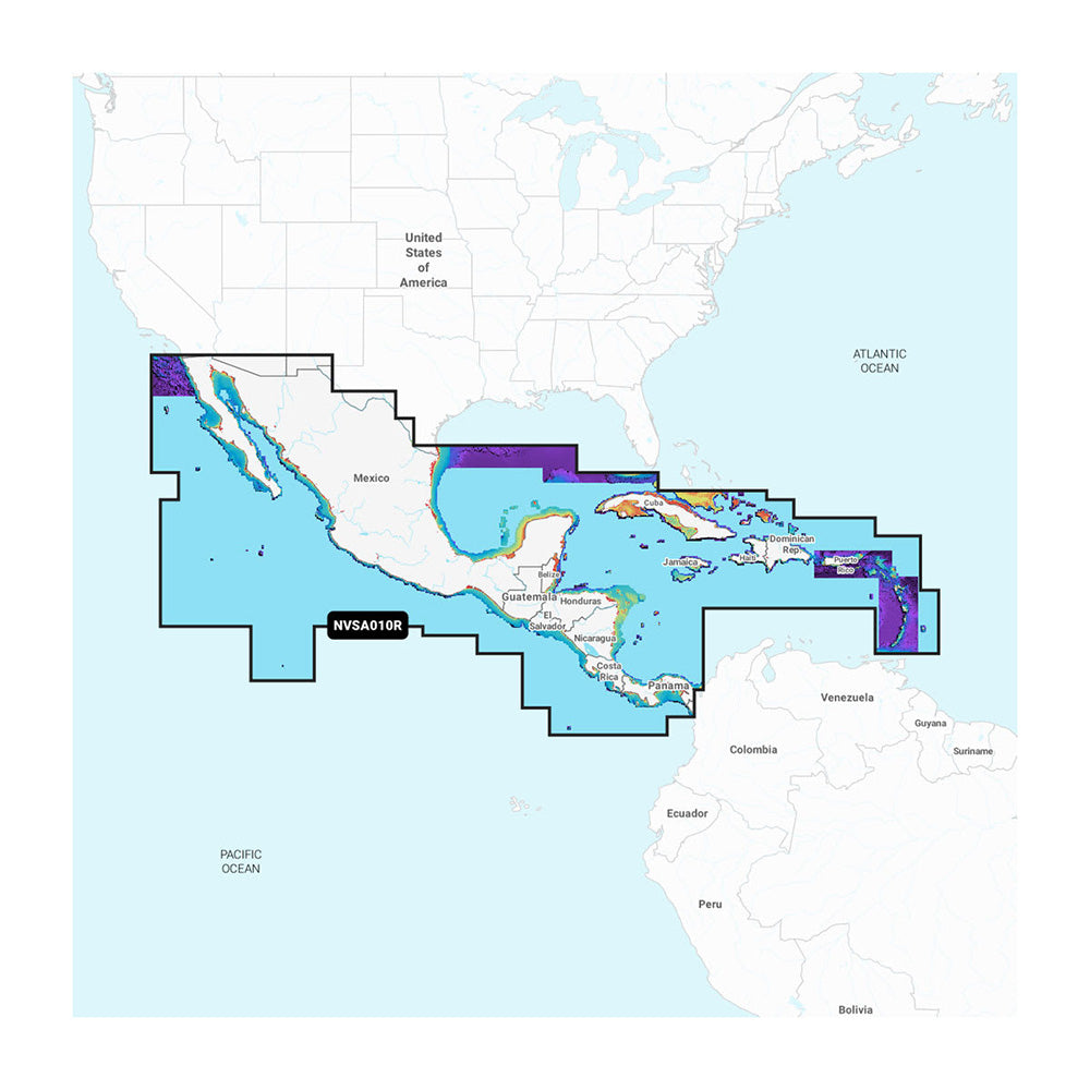 Garmin Navionics Vision+ NVSA010R Central America Caribbean [010-C1451-00]