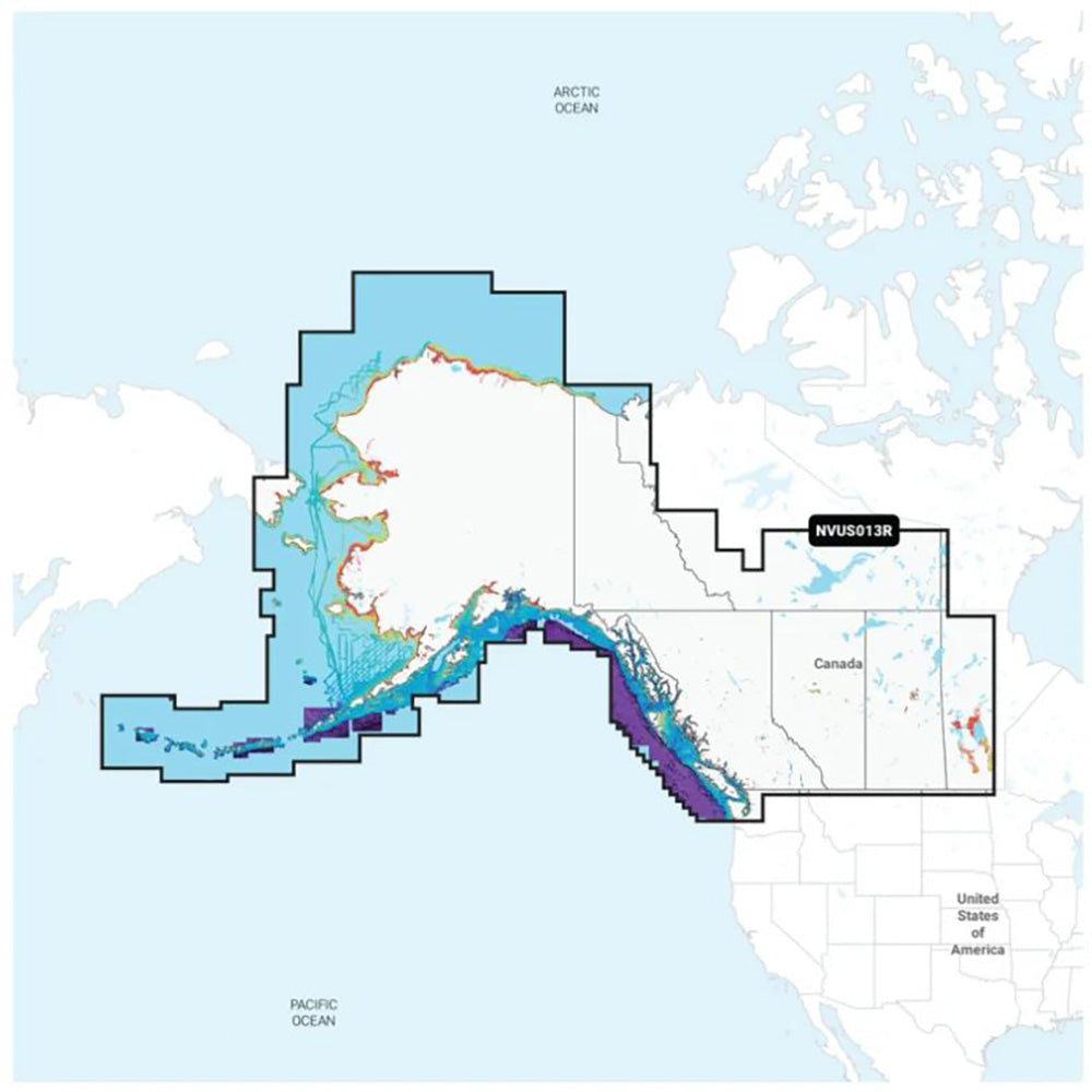 Garmin Navionics Vision+ NVUS013R Canada, West Alaska [010-C1485-00]