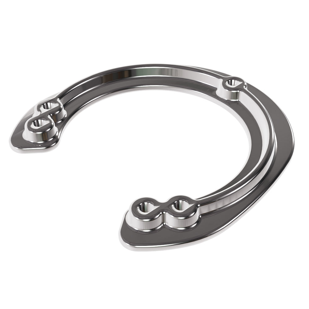 Mate Series Stainless Steel Rod Cup Holder Threaded Backing Plate [CBPT]