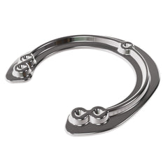 Mate Series Stainless Steel Rod Cup Holder Threaded Backing Plate [CBPT]