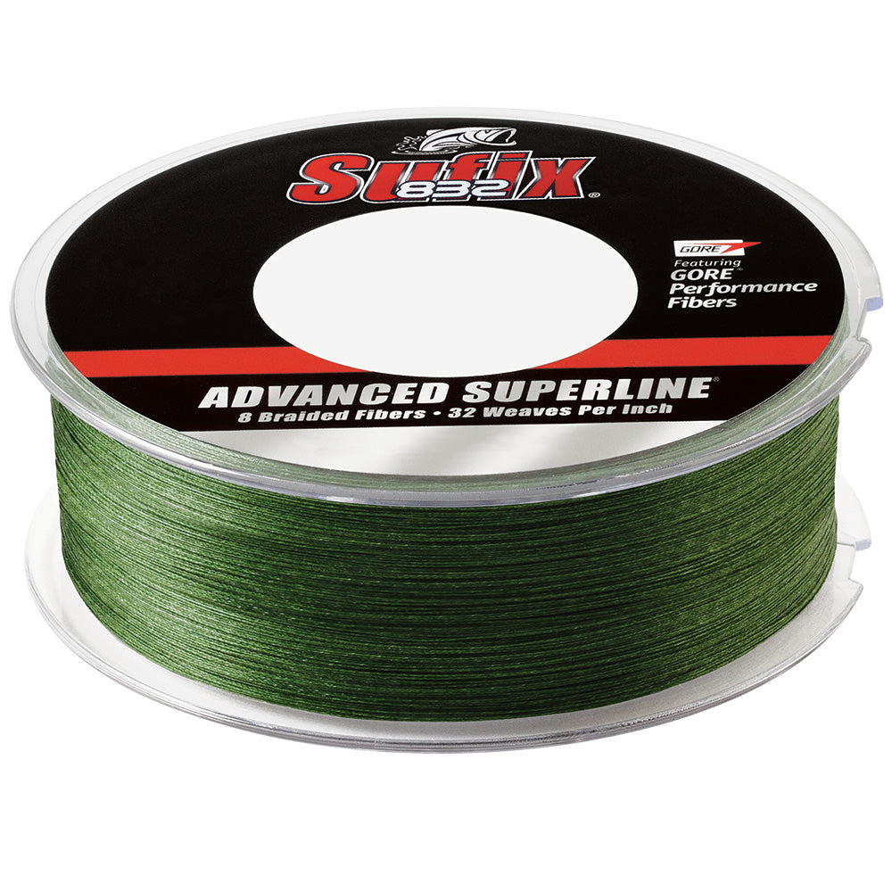 Sufix 832 Braid - 80lb - Low-Vis Green - 600 yds [660-280G]