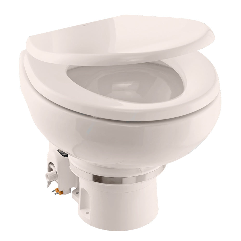 Dometic MasterFlush MF 7120 - Bone - Electric Macerating Toilet w/Orbit Base Slow Close Seat - Freshwater - 12V [9610007272]