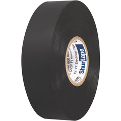 Shurtape EV 077B Professional Grade Black Electrical Tape f/Insulating Splicing - 3/4" x 66' - 10-Pack [104706]