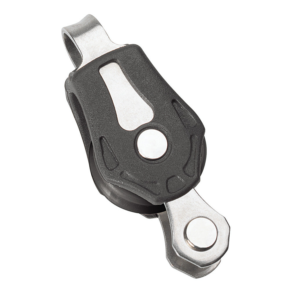 Barton Marine Size 0 20mm Plain Bearing Pulley Block Single Fixed Eye Becket [N00111]