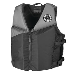 Mustang Young Adult REV Foam Vest - Grey/Light Grey/Fluorescent Yellow - Universal [MV360002-821-0]