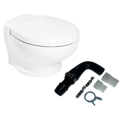 Thetford Nano Touch Compact Toilet Raw Water Kit (No Inlet Pump) - 12V [T-NAN012PW/TSFT/NA-RWKITNP]