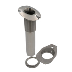 C.E. Smith Screwless Flush Mount Rod Holder - 15 Degree - Black Liner - No Logo [53677]