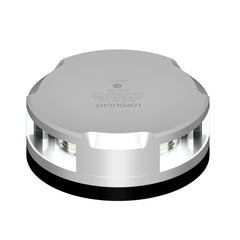Lopolight 360-Degree Anchor Light - 2nm - Silver Housing w/FB Base - 2.5M Cable [201-012-FB 2.5M]