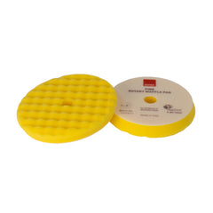 RUPES Velcro Waffle Fine Polishing Pad f/Rotary Polishers 90mm - Yellow [9.WF90M]