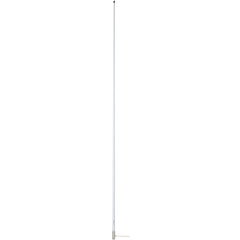 Scout 8' White VHF Antenna 6dB Stainless Steel Ferrule w/5M RG-58 Coax Includes PL-259 KS-42 [PF AN NVHF00007T]