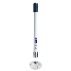 Scout 9" Stubby White VHF Antenna w/Quick Mount Includes 5M RG-58, Mount  Integrated Connector KS-10 [PF AN NVHF00025]