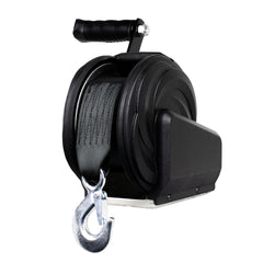 Powerwinch Select Series Winch 1,200lb, 8" Crank Arm - Carbon Black [21400-W-1200-8-B-R]