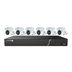 Speco 8 Channel, 2TB Recorder w/6 4MP Turret Cameras [ZIP86T2]