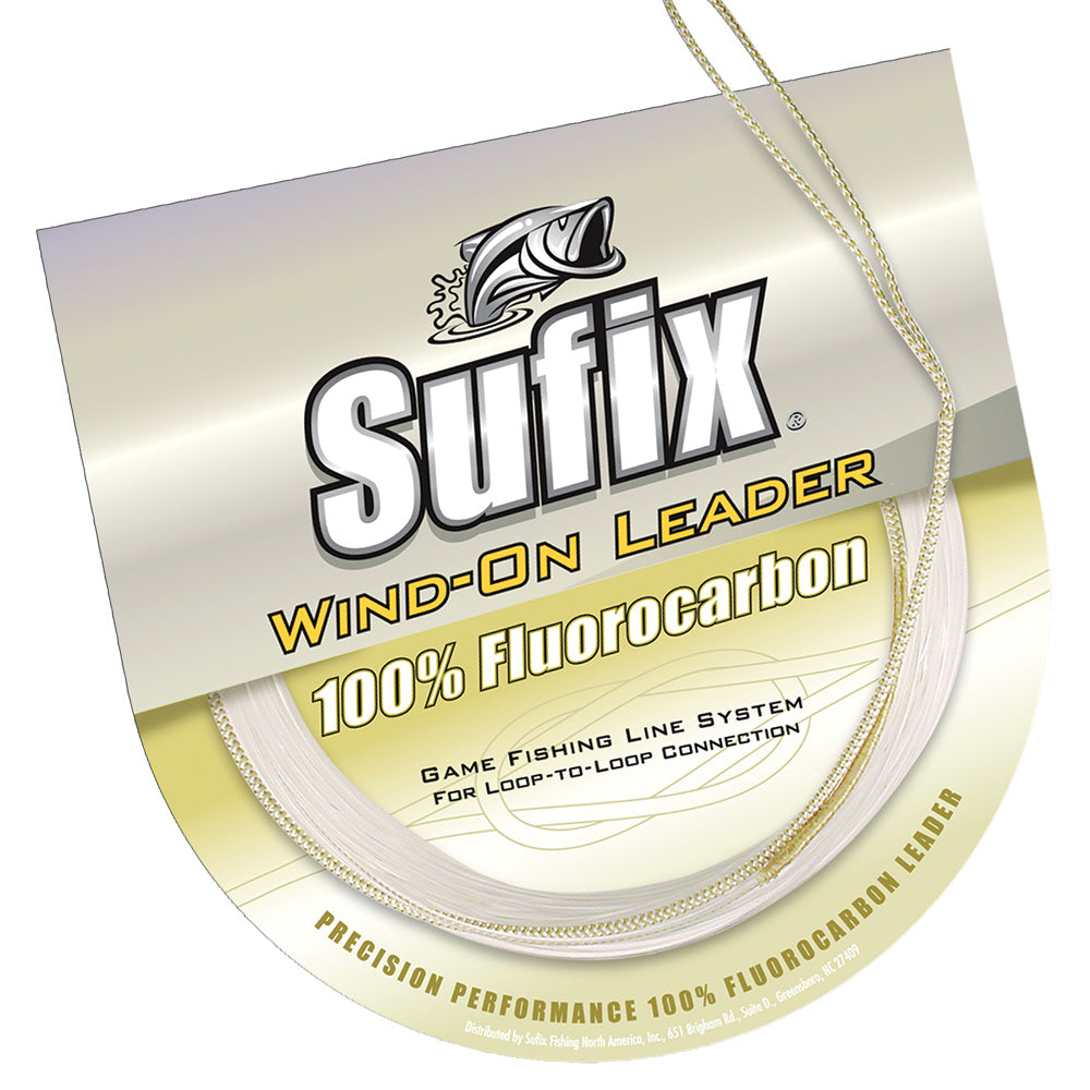 Sufix Wind-On 100% Clear Fluorocarbon Leader - 80lb - 11 yds [700-080F]