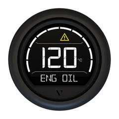 Veratron VL Digital 52 w/Round Black Bezel [B00205702]