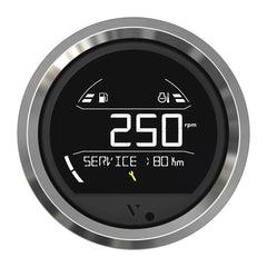 Veratron VL Digital 85 w/Triangular Chrome Bezel [B00205803]