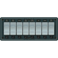 Blue Sea 8261 Waterproof Panel 8 Position - Slate Grey [8261]