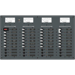 Blue Sea 8095 AC Main +8 Positions / DC Main +29 Positions Toggle Circuit Breaker Panel (White Switches) [8095]