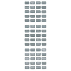 Blue Sea 8217 Grey Small Format Label Kit - 60 Labels [8217]