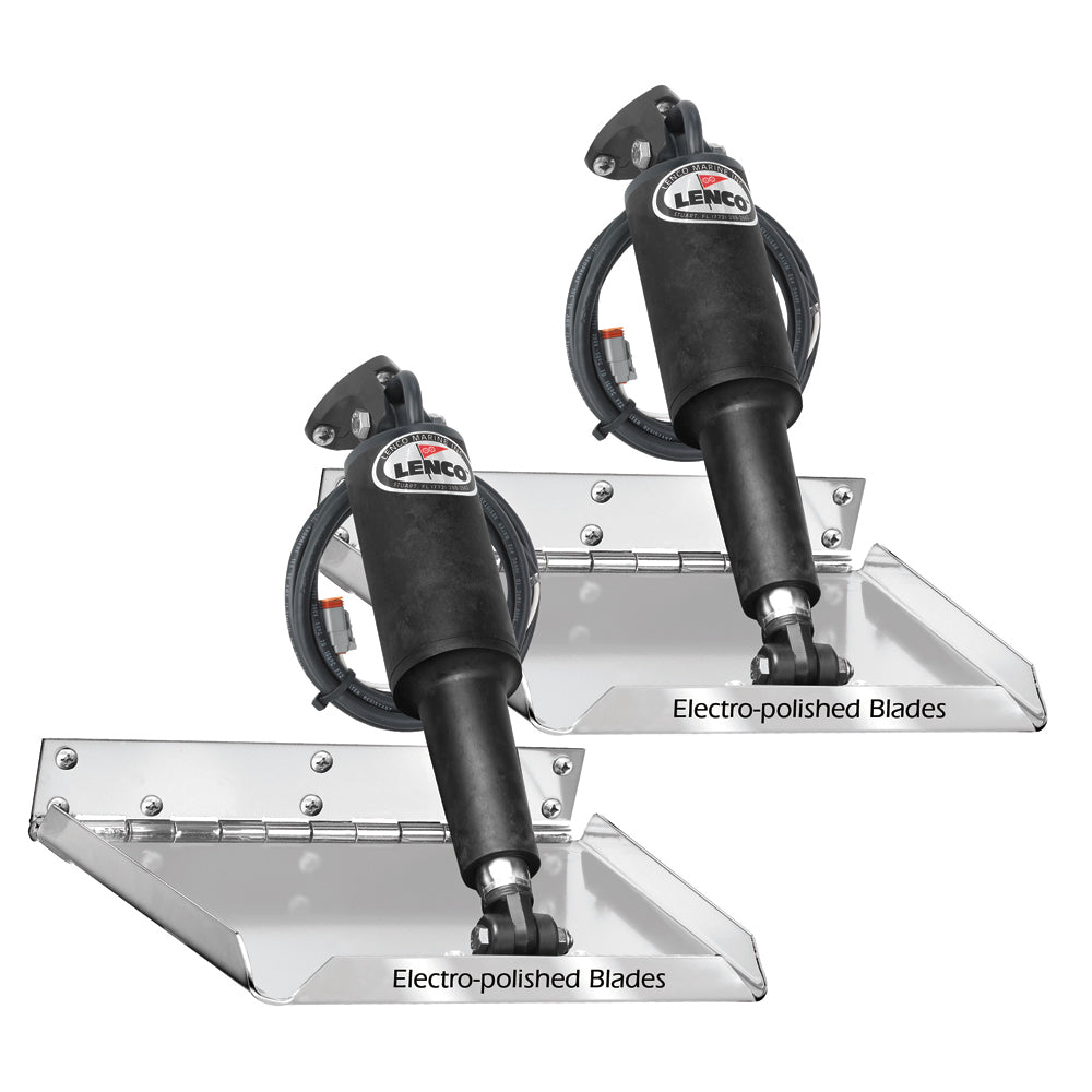 Lenco 18" x 14" Standard Performance Trim Tab Kit w/o Switch Kit 12V [15040-101]