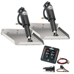 Lenco 12" x 18" Edgemount Trim Tab Kit w/LED Indicator Switch Kit 12V [TT12X18EI]