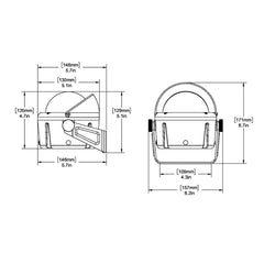 Ritchie HB-740 Helmsman Compass - Bracket Mount - Black [HB-740]