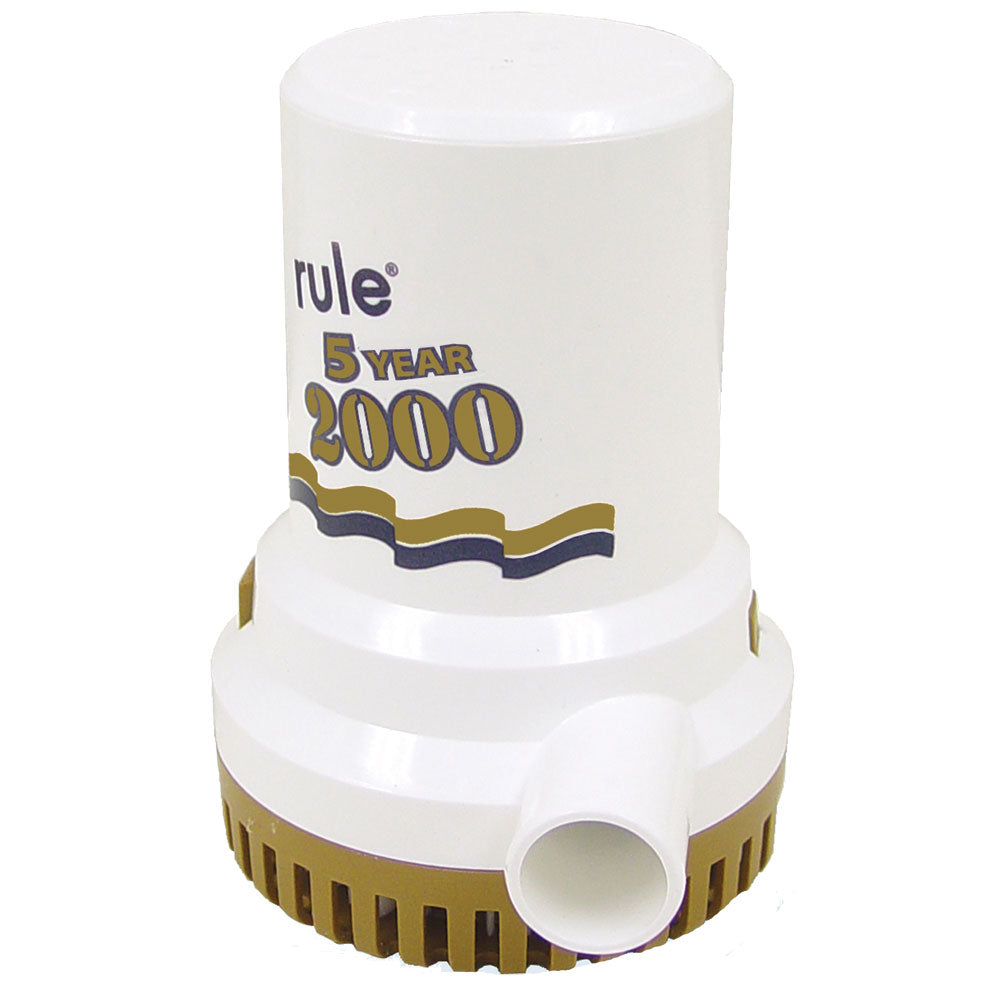 Rule 2000 G.P.H. "Gold Series" Bilge Pump [09]