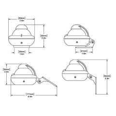 Ritchie X-10B-M RitchieSport Compass - Bracket Mount - Black [X-10B-M]