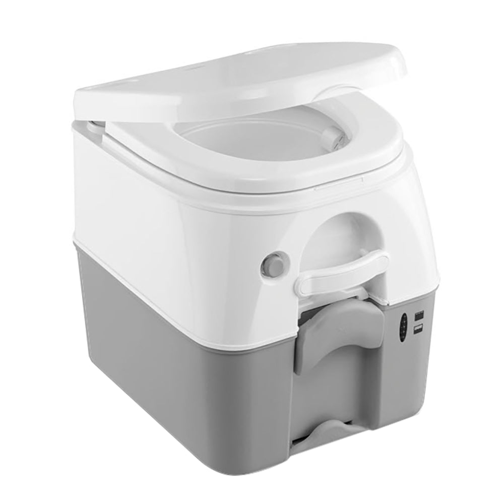 Dometic 975 Portable Toilet w/Mounting Brackets - 5 Gallon - Grey [301097506]