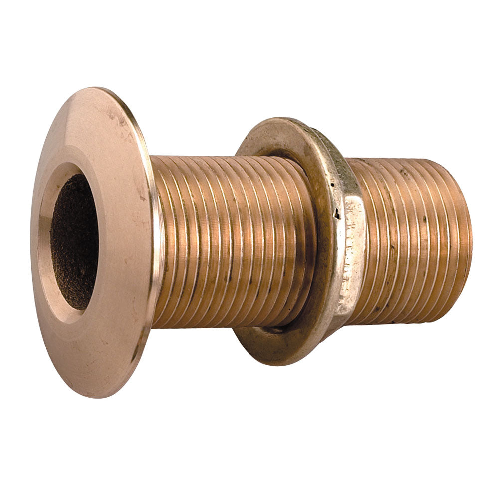 Perko 1/2" Thru-Hull Fitting w/Pipe Thread Bronze MADE IN THE USA [0322DP4PLB]