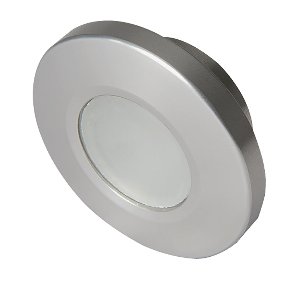 Lumitec Orbit - Flush Mount Down Light - Brushed Finish - 4-Color White/Red/Blue/Purple Non-Dimming [112500]