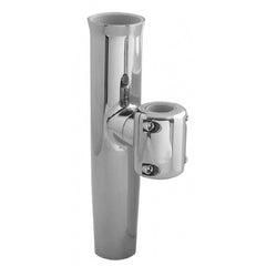 TACO Stainless Steel Clamp-On Adjustable Rod Holder - 1-1/16" & 1-5/16" O.D. (Pipe), 1-1/4" O.D. (Tube) [F16-2623POL-1]