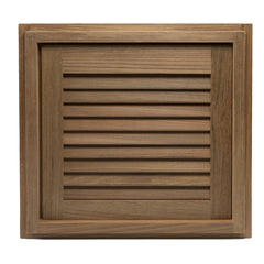 Whitecap Teak Louvered Door & Frame - Right Hand - 15" x 15" [60722]