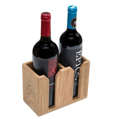 Whitecap Teak Two-Bottle Rack [62620]