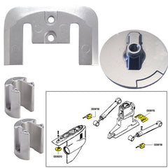 Tecnoseal Anode Kit w/Hardware - Mercury Bravo 2-3 - Zinc [20804]