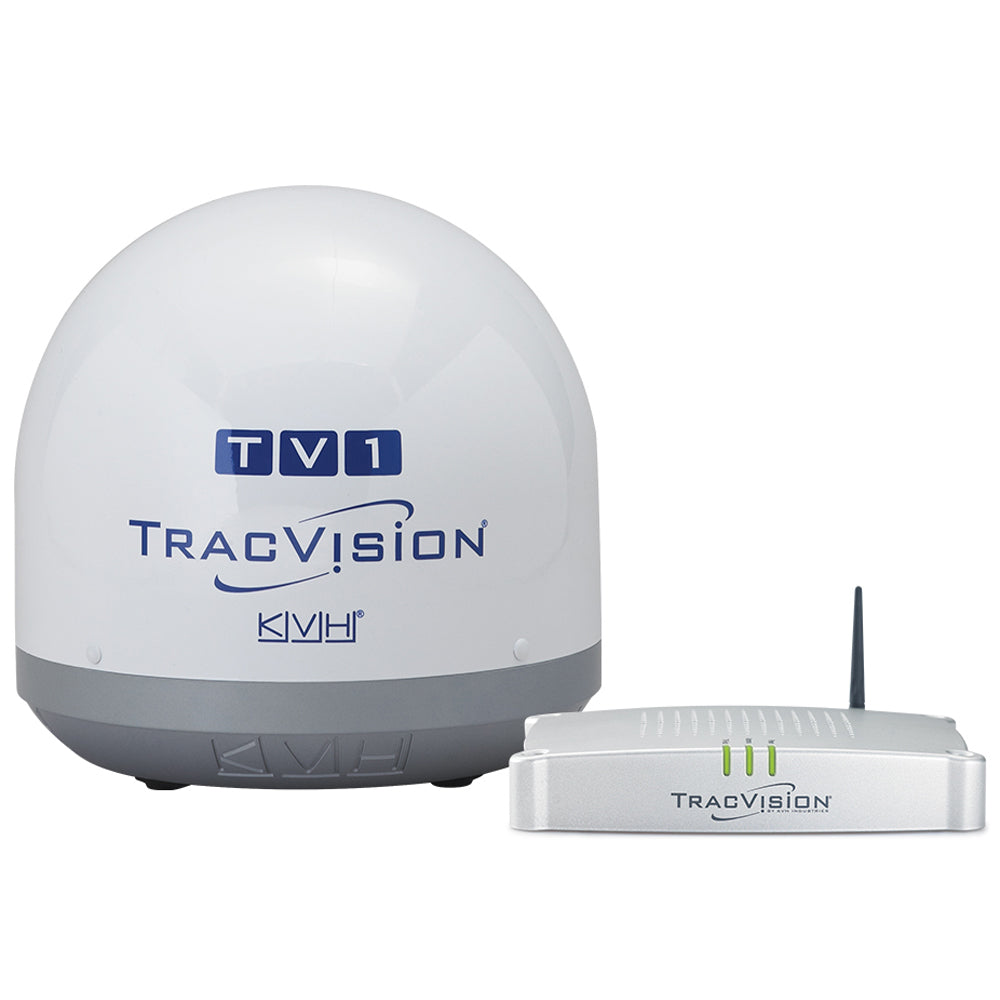 KVH TracVision TV1 w/IP-Enabled TV-Hub Linear Universal Single-Output LNB [01-0366-02]