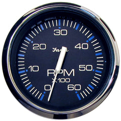 Faria Chesapeake Black 4" Tachometer - 6000 RPM (Gas) (Inboard I/O) [33710]