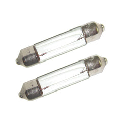 Perko Double Ended Festoon Bulbs - 24V, 10W, .40A - Pair [0072DP1CLR]