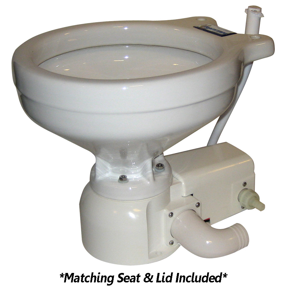 Raritan Sea Era Toilet - Household Style - Freshwater Solenoid - Straight 90 Discharge - Smart Toilet Control - 12v [162HF012]