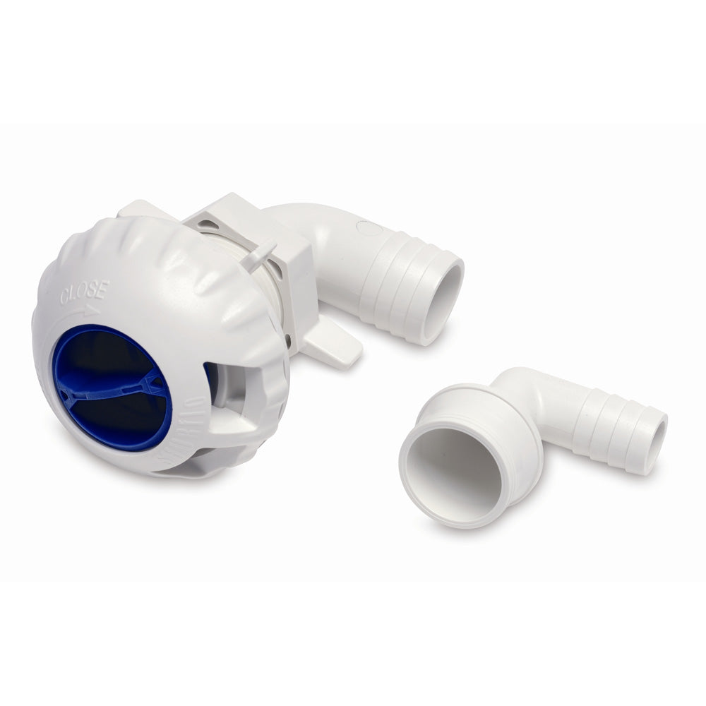 Shurflo by Pentair Livewell Fill Valve w/3/4" 1-1/8" Fittings [330-021]