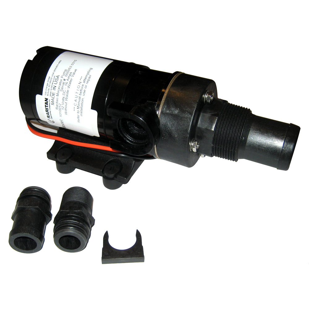 Raritan Macerator Pump - 12v w/Barb Adapter [5310012]