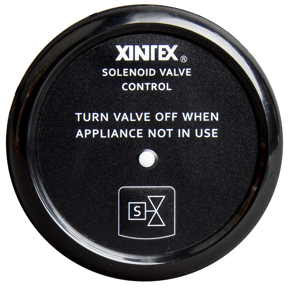 Fireboy-Xintex Propane Control Solenoid Valve w/Black Bezel Display [C-1B-R]