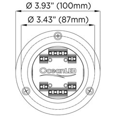 OceanLED Sport S3166S Underwater LED Light - Ultra White [012102W]