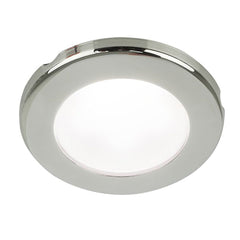 Hella Marine EuroLED 75 3" Round Screw Mount Down Light - White LED - Stainless Steel Rim - 12V [958110021]