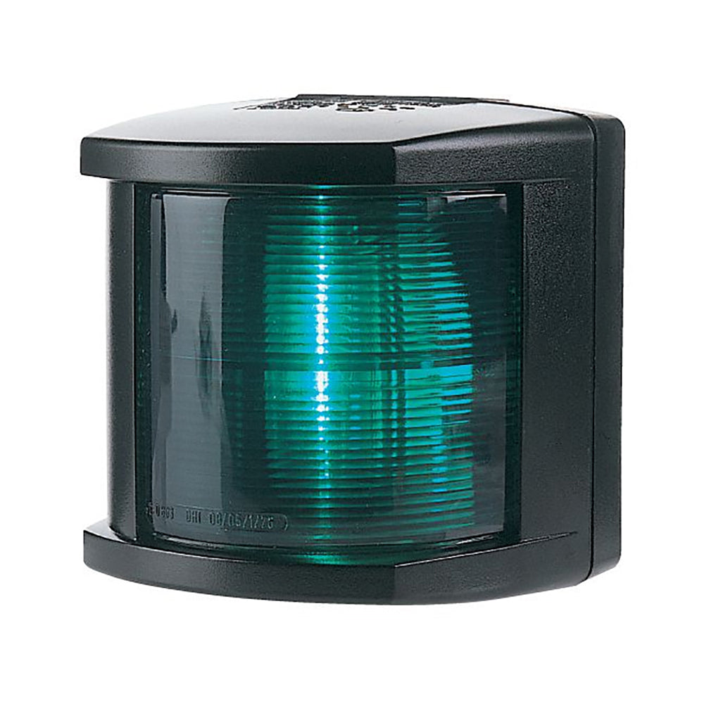 Hella Marine Starboard Navigation Light - Incandescent - 2nm - Black Housing - 12V [002984345]